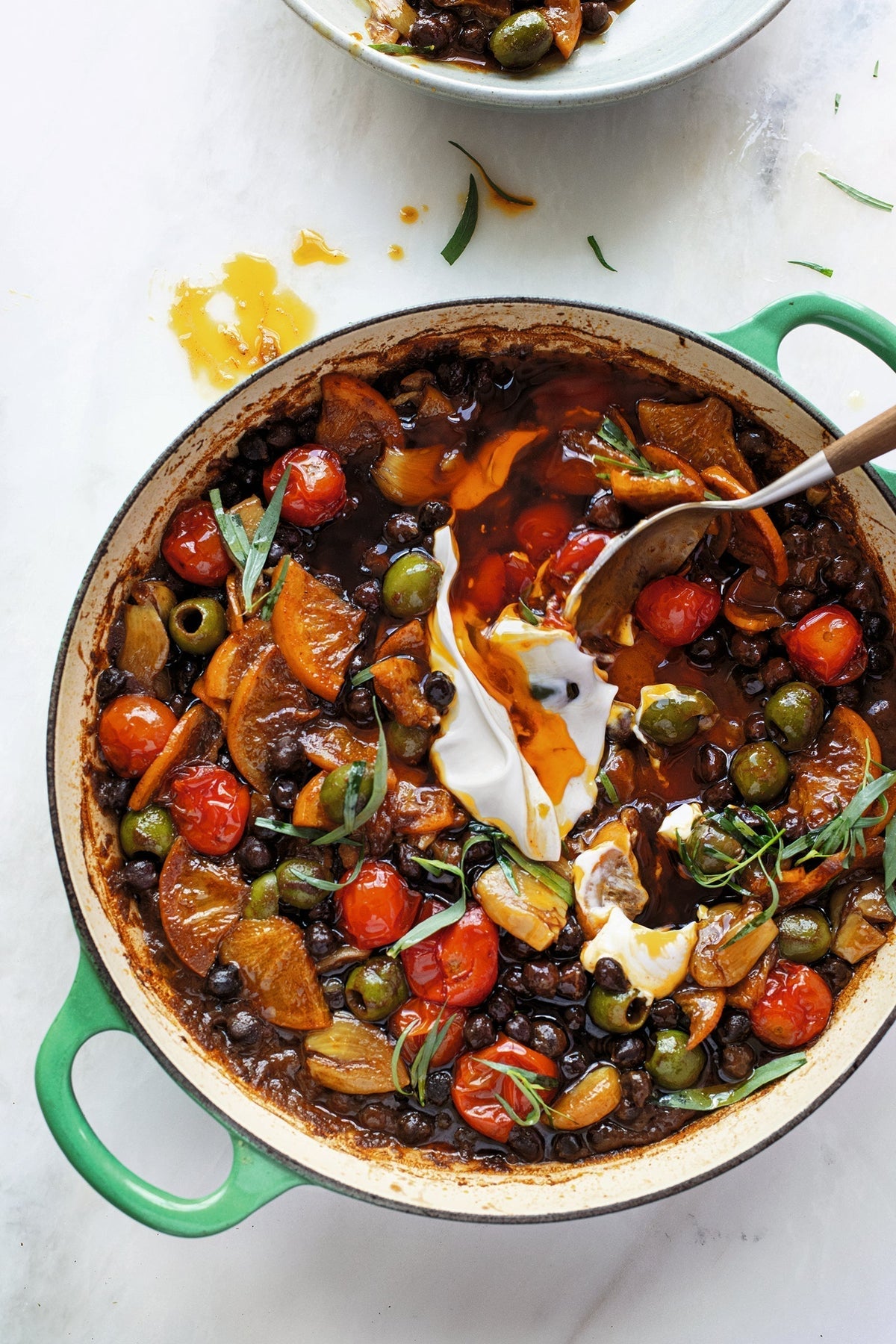Chickpeas with Baharat and Orange