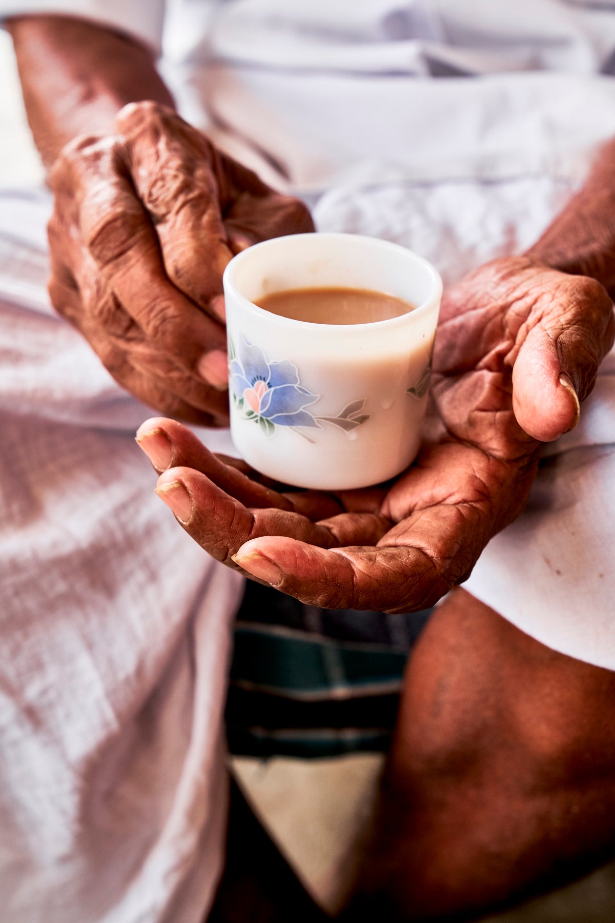close up of a mug of masala chai
