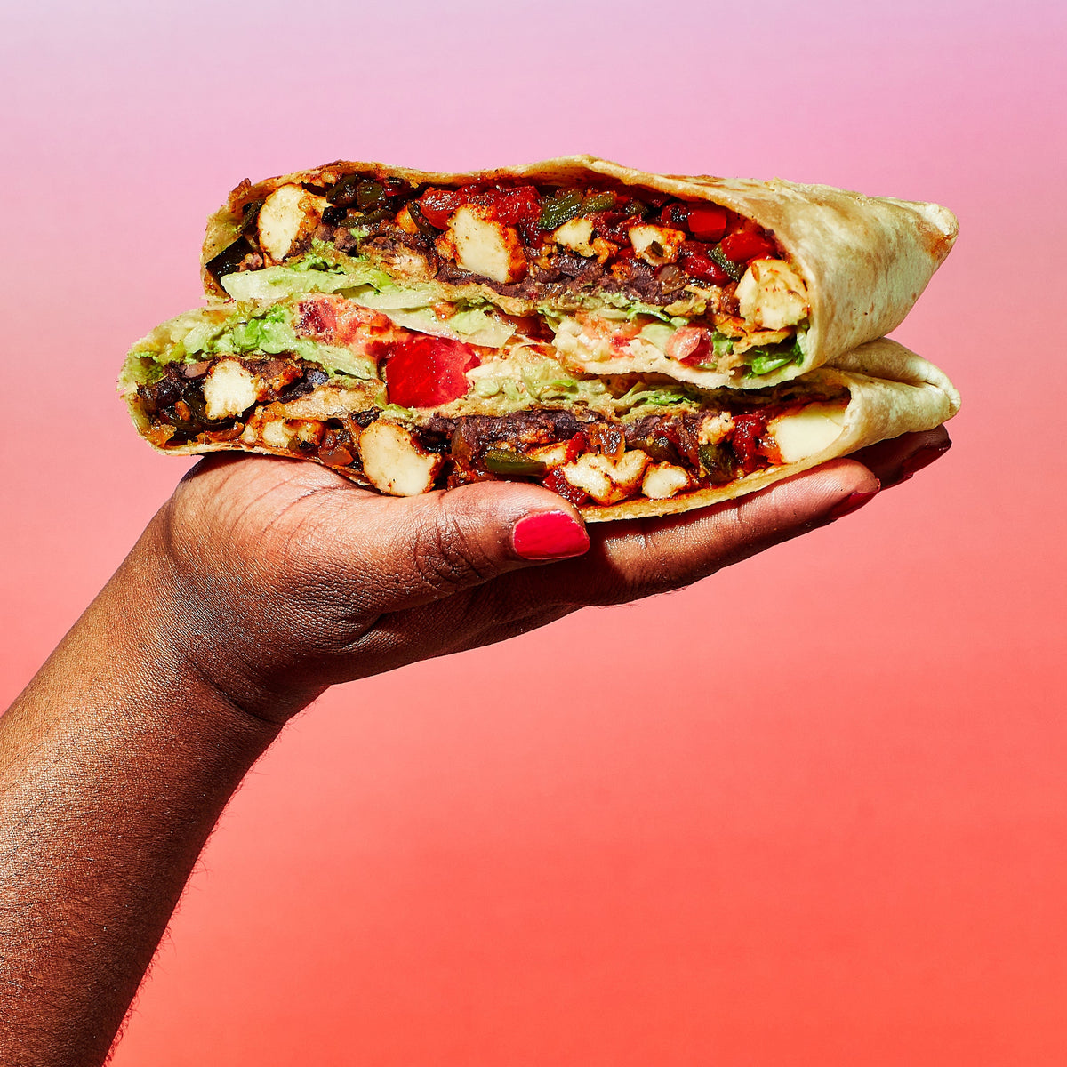Asha's Spicy Paneer Crunchwrap