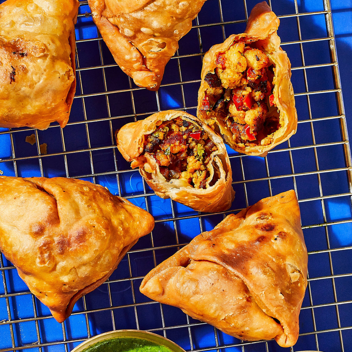 Asha's Tandoori Masala Paneer Samosas