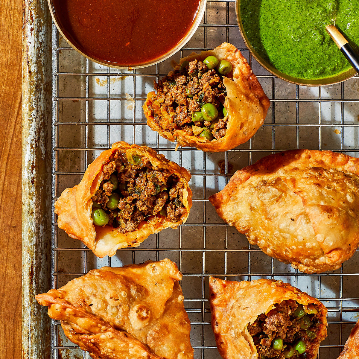 Asha's Kheema Samosas