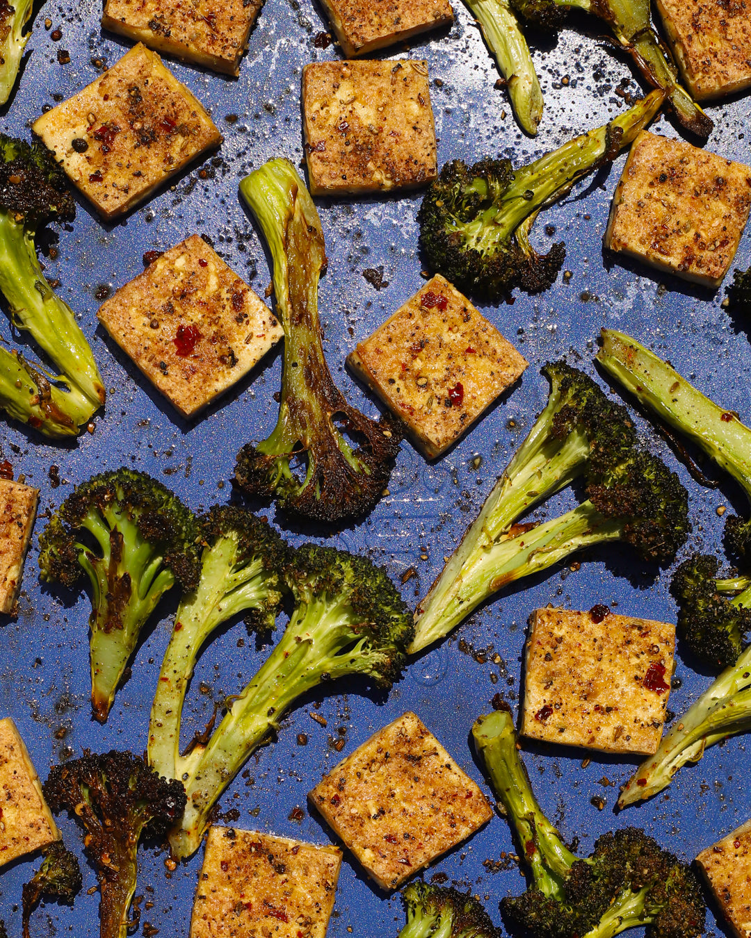 Crispy Sheet-Pan Tofu & Broccoli