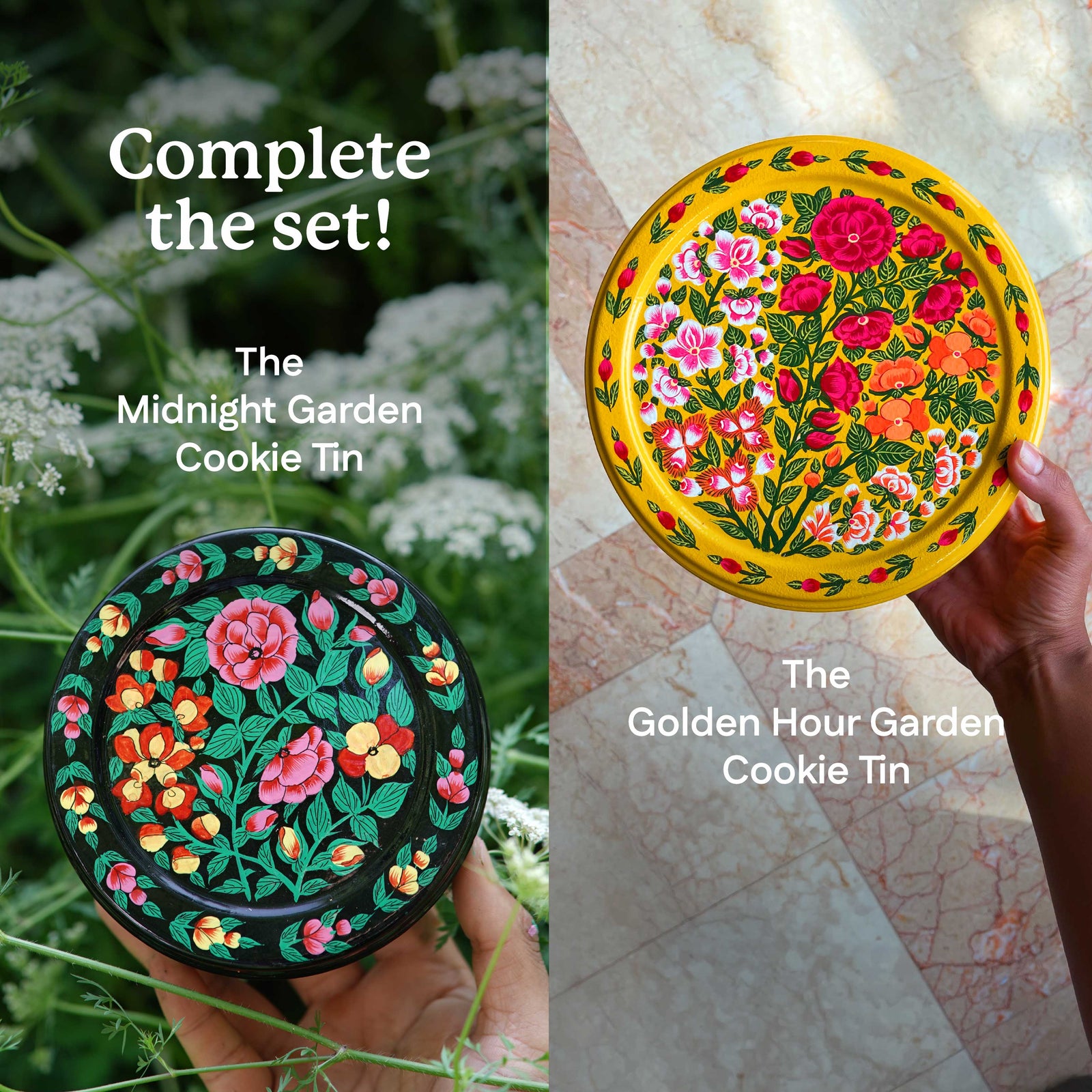 Midnight Garden Cookie Tin