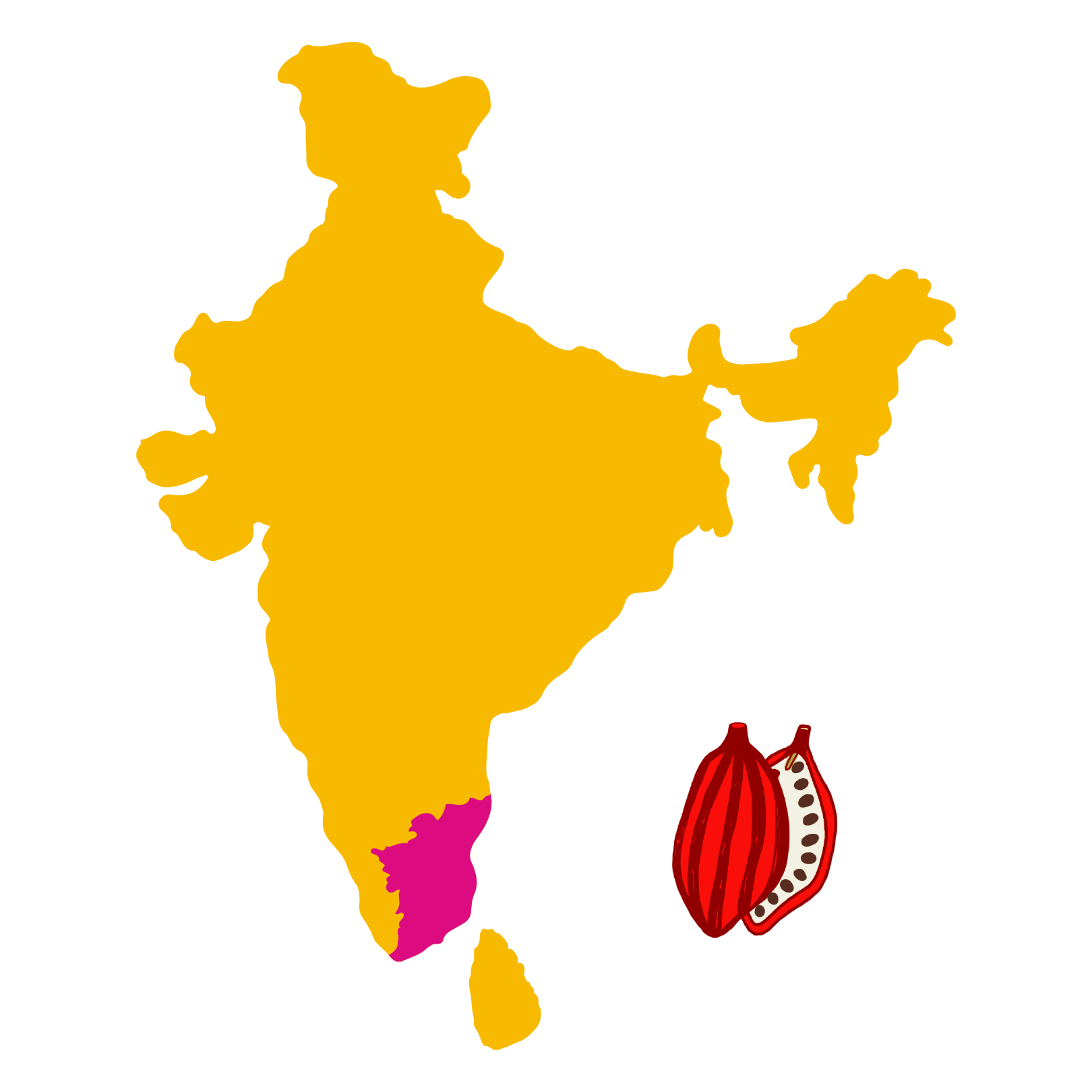 Grown in <br> Anamalai, Tamil Nadu